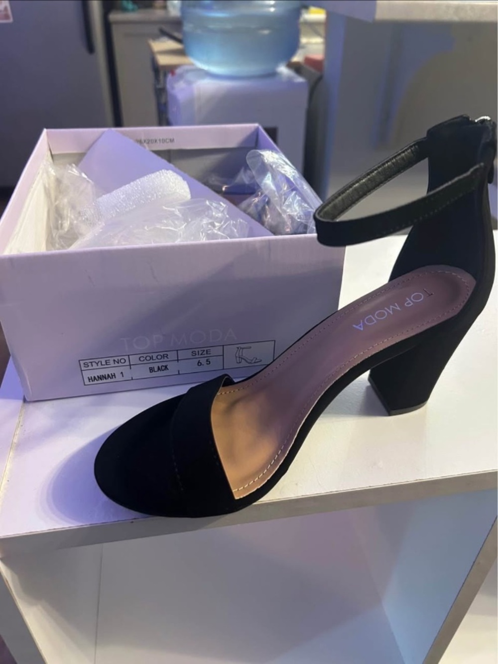 Top Moda Heels Black